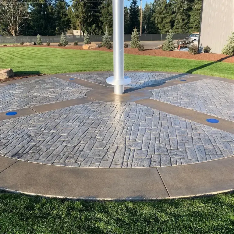 Flagpole base