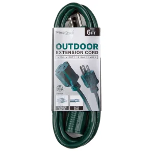 6ft green ext cord