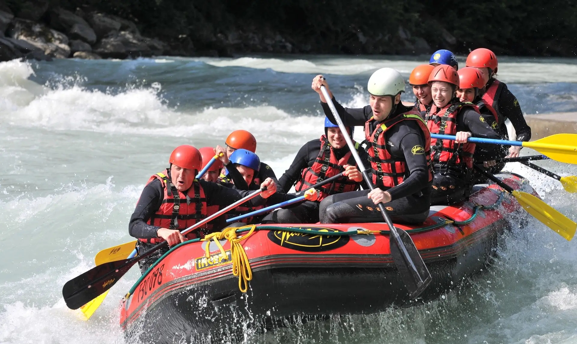 white water rafting