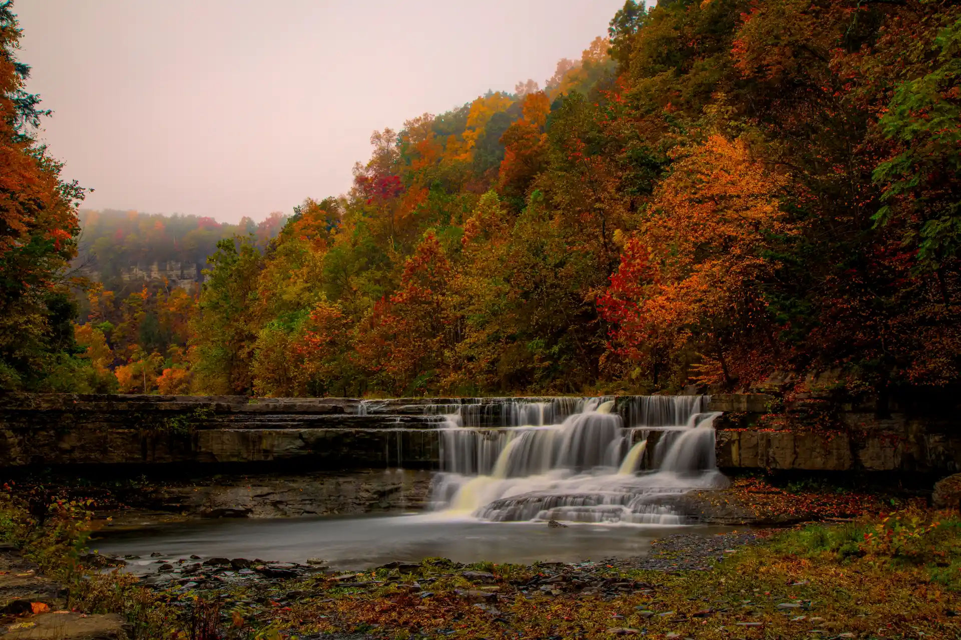 Lower Taughannock Falls - Finger Lakes Region