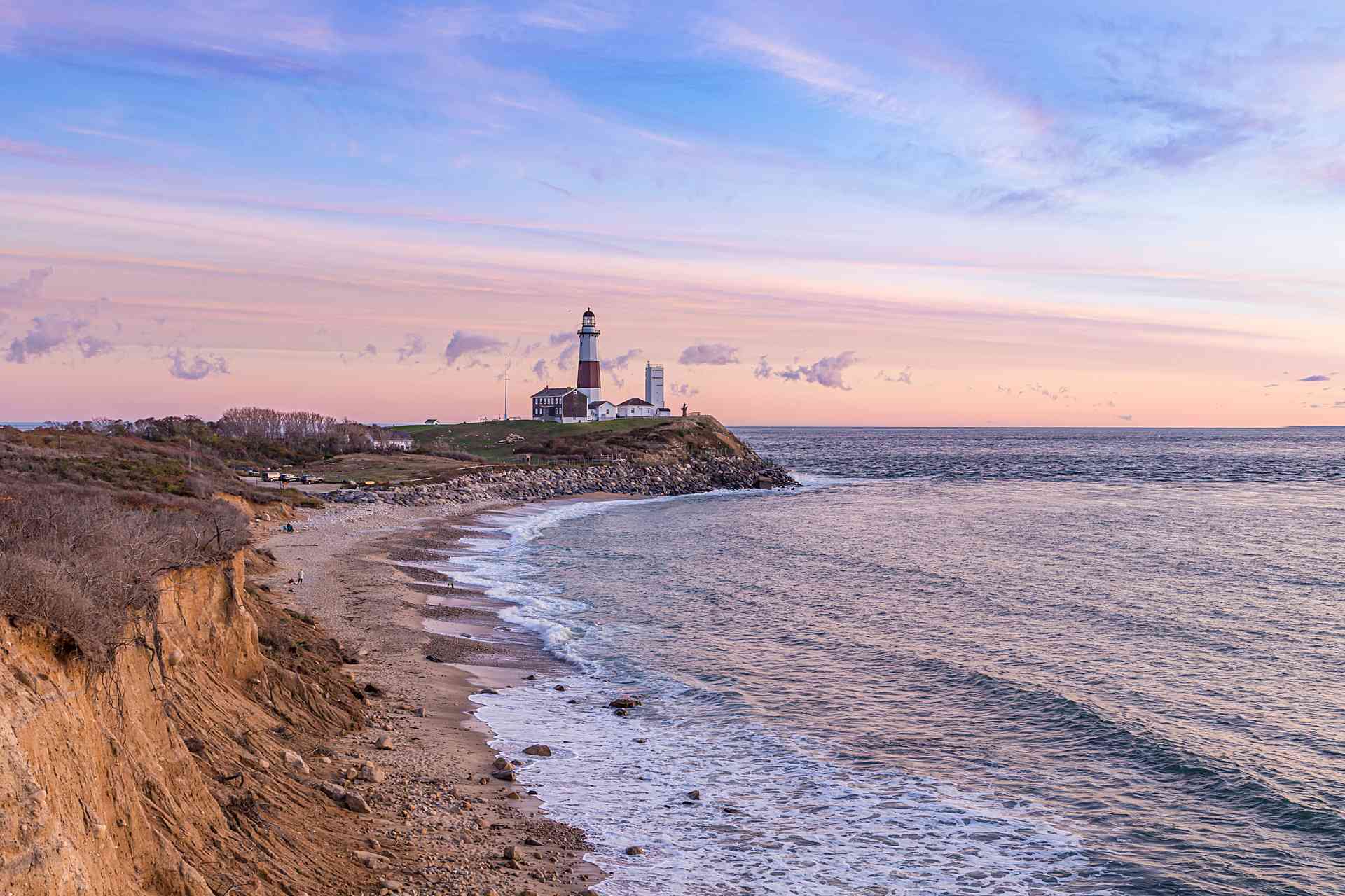 Montauk Point Light, Lighthouse, Long Island, New York, Suffolk County