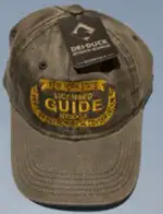 dark brown ball cap