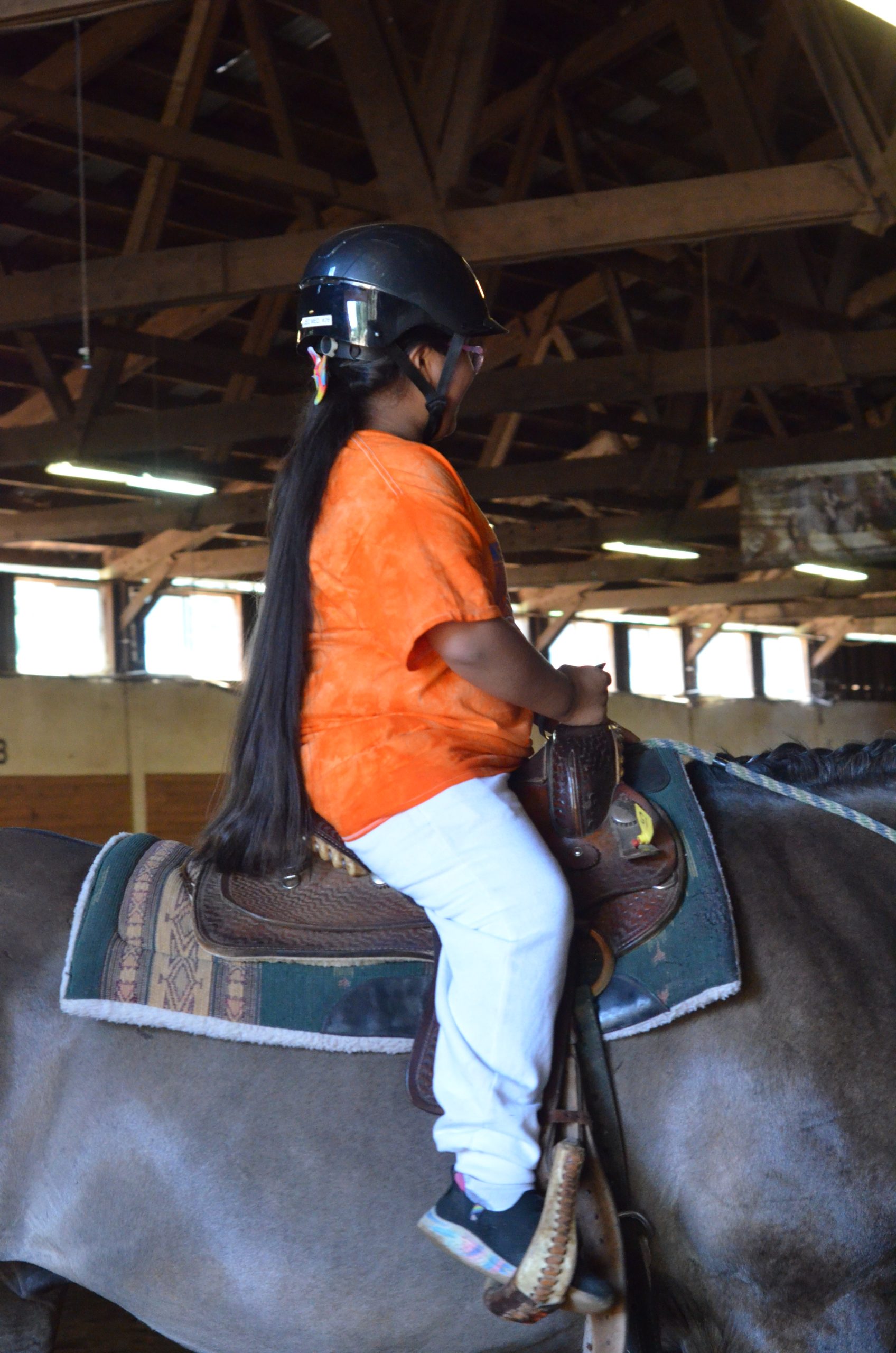 royal family Kids camp horse rider