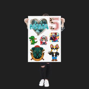 22-inch AI gang sheet builder for custom DTF transfers