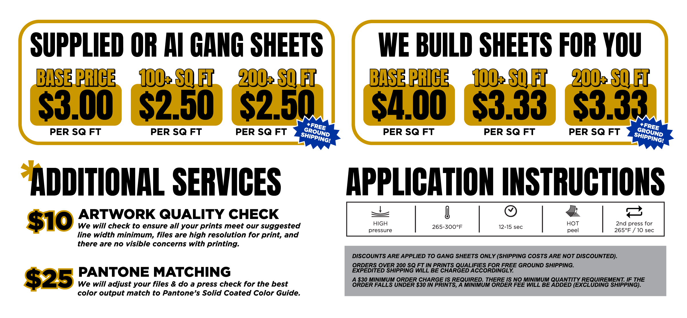 Affordable DTF printing wholesale pricing for bulk orders – Best rates for high-quality DTF transfers